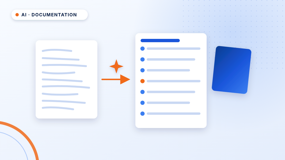 Diagram illustration: Documentation that stays useful