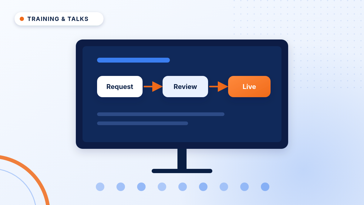 Diagram illustration: Training & talks